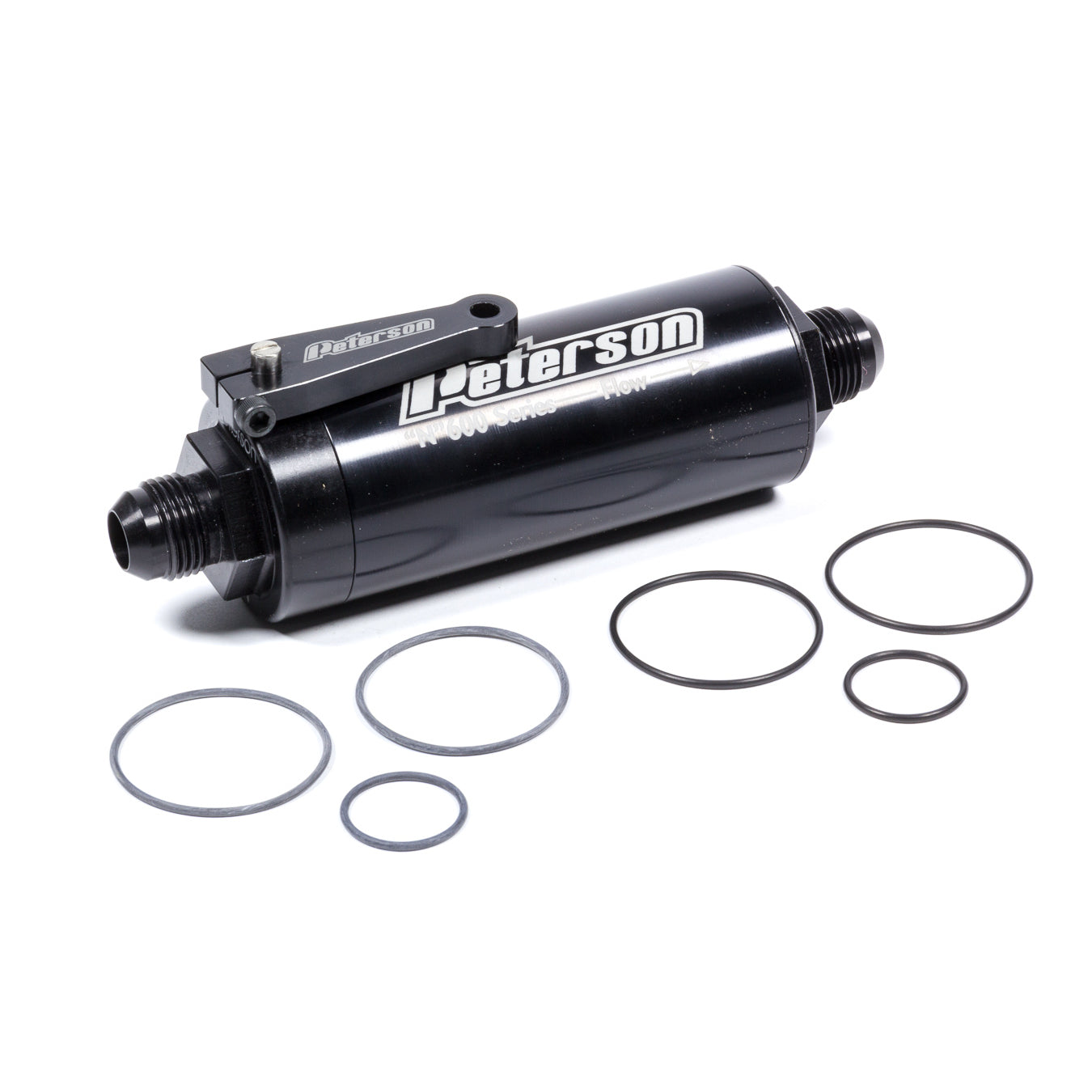Peterson Fluid Systems Fuel Filter -10an 100 Micro w/Ball Valve