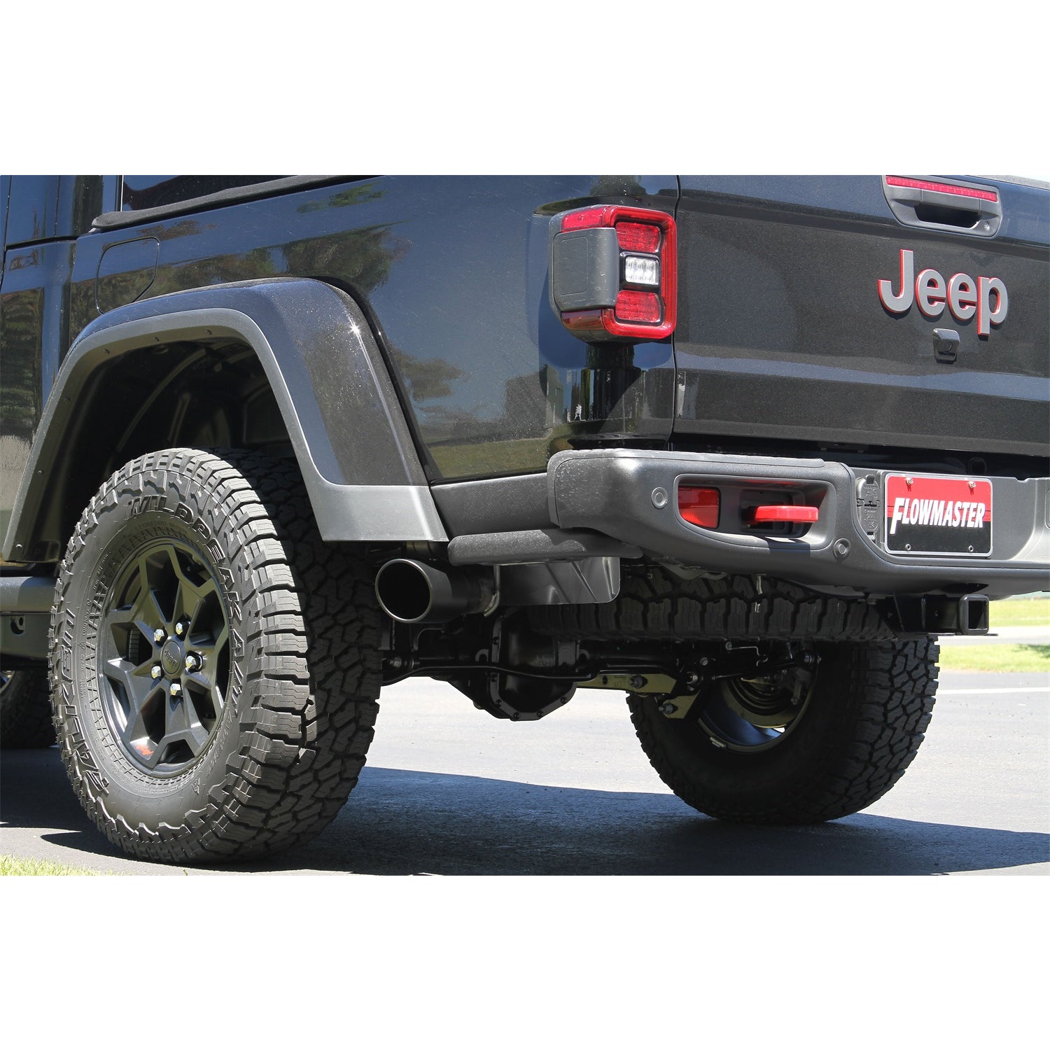 Flowmaster FlowFx Exhaust System - Cat-Back - 3" Diameter - Single Rear Exit - 4-1/2" Black Ceramic Tip - Stainless - 3.6 L