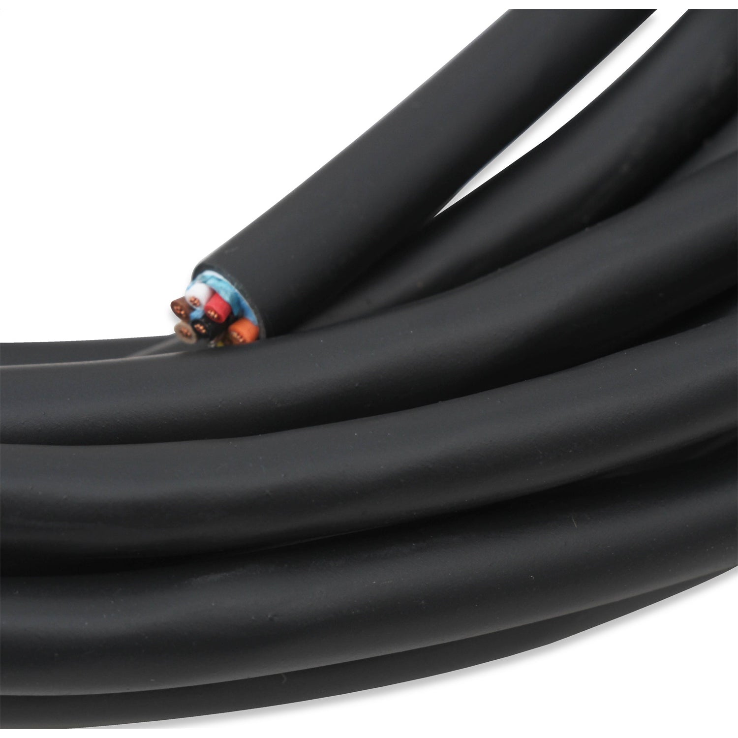 Holley EFI 20 Gauge Wire - 25 Ft. . Roll - 7 Conductor - Plastic Insulation - Copper - Black