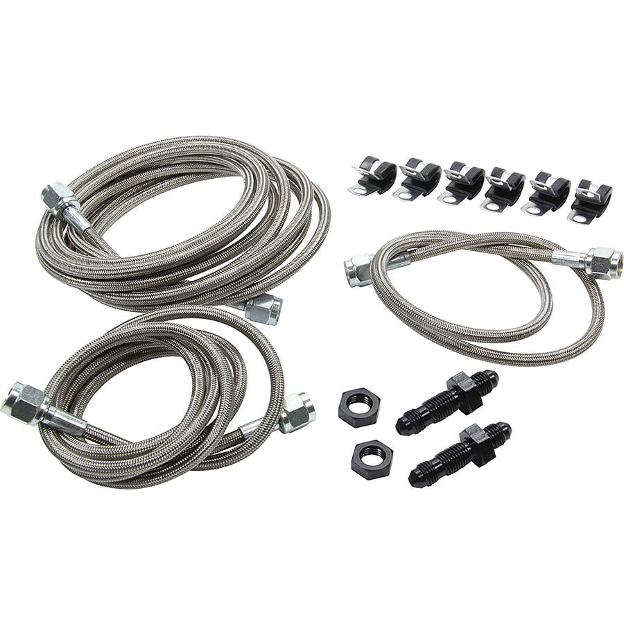 Allstar Performance Front End Brake Line Kit For Dirt Modifieds w/ Aftermarket Calipers