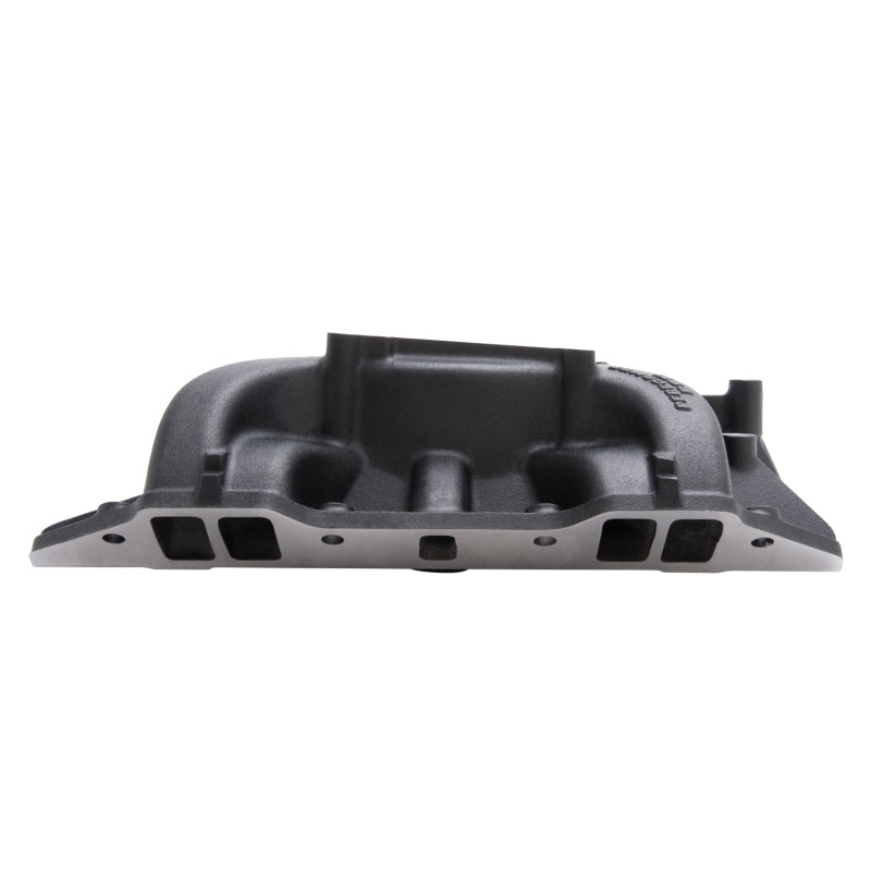 Edelbrock Performer RPM Intake Manifold Square Bore Dual Plane Aluminum - Black Powder Coat