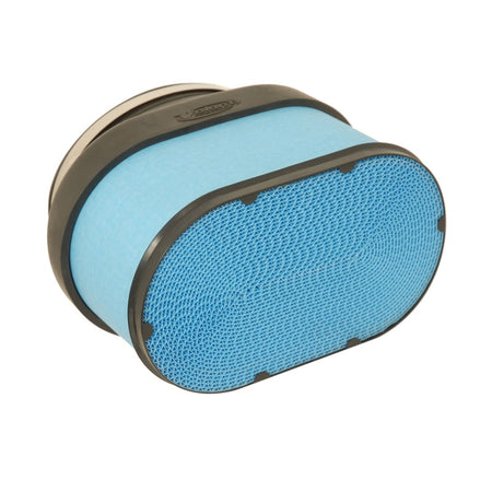 Volant Air Filter Element - Oval - 9-1/2 x 6" - 7-1/2" Tall - Reusable Cotton - Blue - Universal