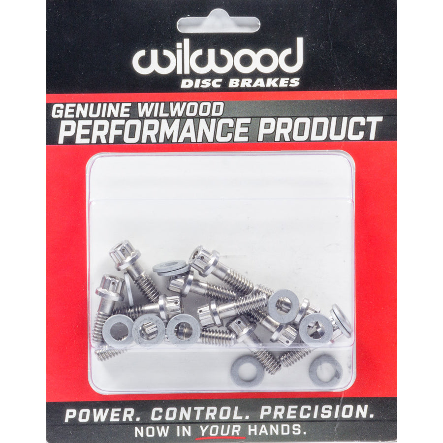 Wilwood Rotor Bolt Kit Stainless Hat/Rotor Set of 12