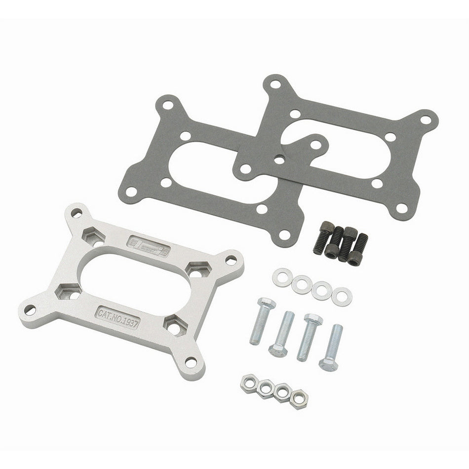 Mr. Gasket Aluminum Carburetor Adapter - Converts Holley 2 BBL to Rochester 2 BBL Intake Manifold