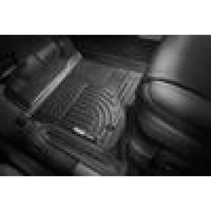Husky Liners Weatherbeater Floor Liner - Front and 2nd Row - Plastic - Black - Crew/Double Cab