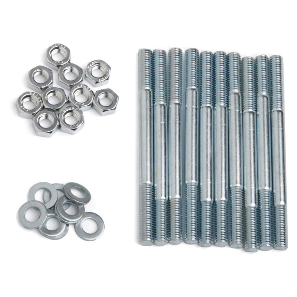Holley Intake Manifold Stud - Stainless - Washers Included - GM LS-Series - (Set of 10)
