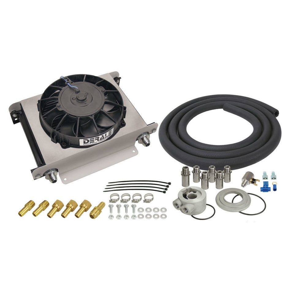 Derale Hyper-Cool Engine Oil Cooler Kit (-8 AN)