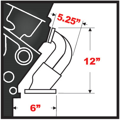 Hedman Hedders Block Hugger Headers - 1.75 in Primary