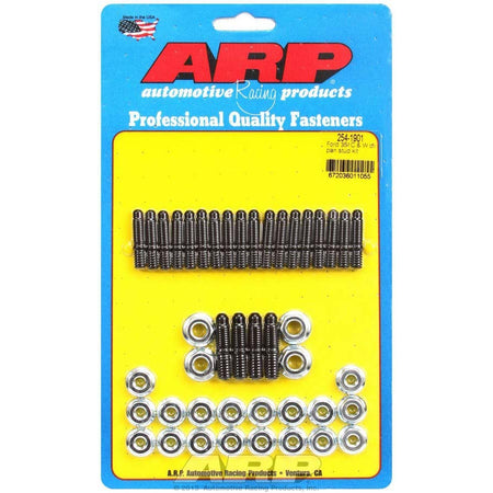 ARP Oil Pan Stud Kit - Black Oxide - Hex Nut - SB Ford, Cleveland