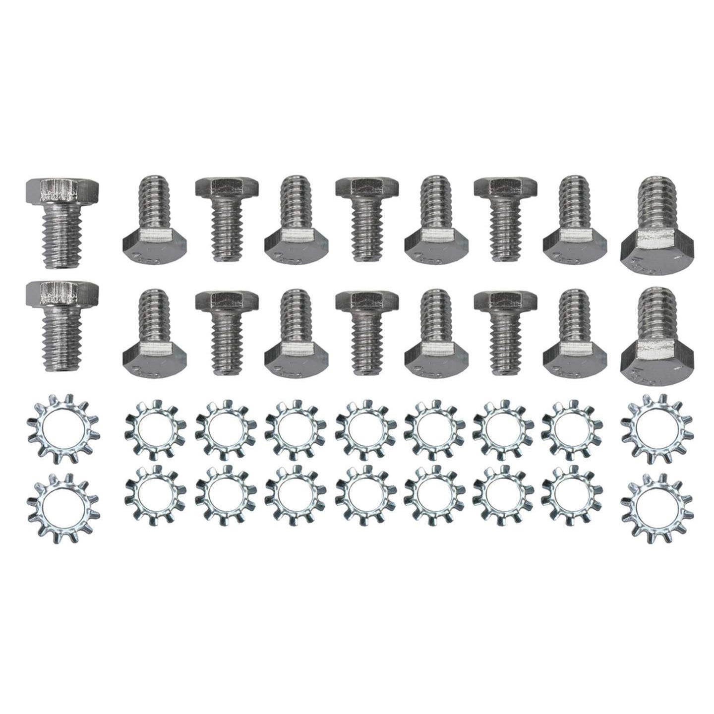 Trans-Dapt Oil Pan Bolt Set - 0.25-20 x 0.5" 14 Piece Bolts