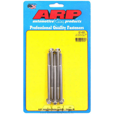 ARP Stainless Steel Bolt Kit - 6 Point (5) 1/4-20 x 4.000