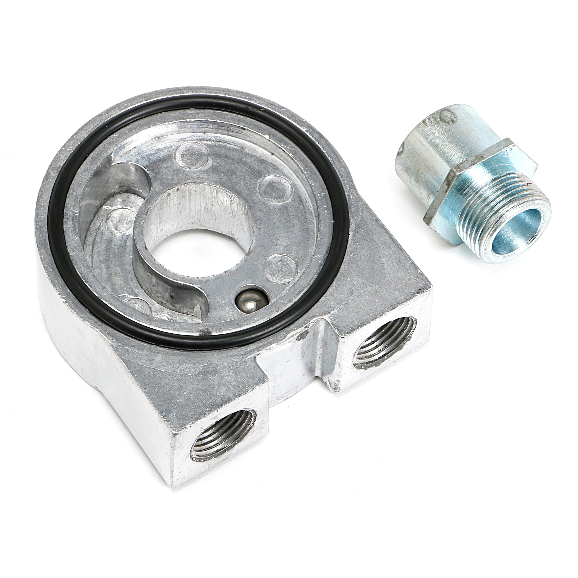 Trans-Dapt Oil Cooler Sandwich Adapter - 22mm x 1.5 Threads