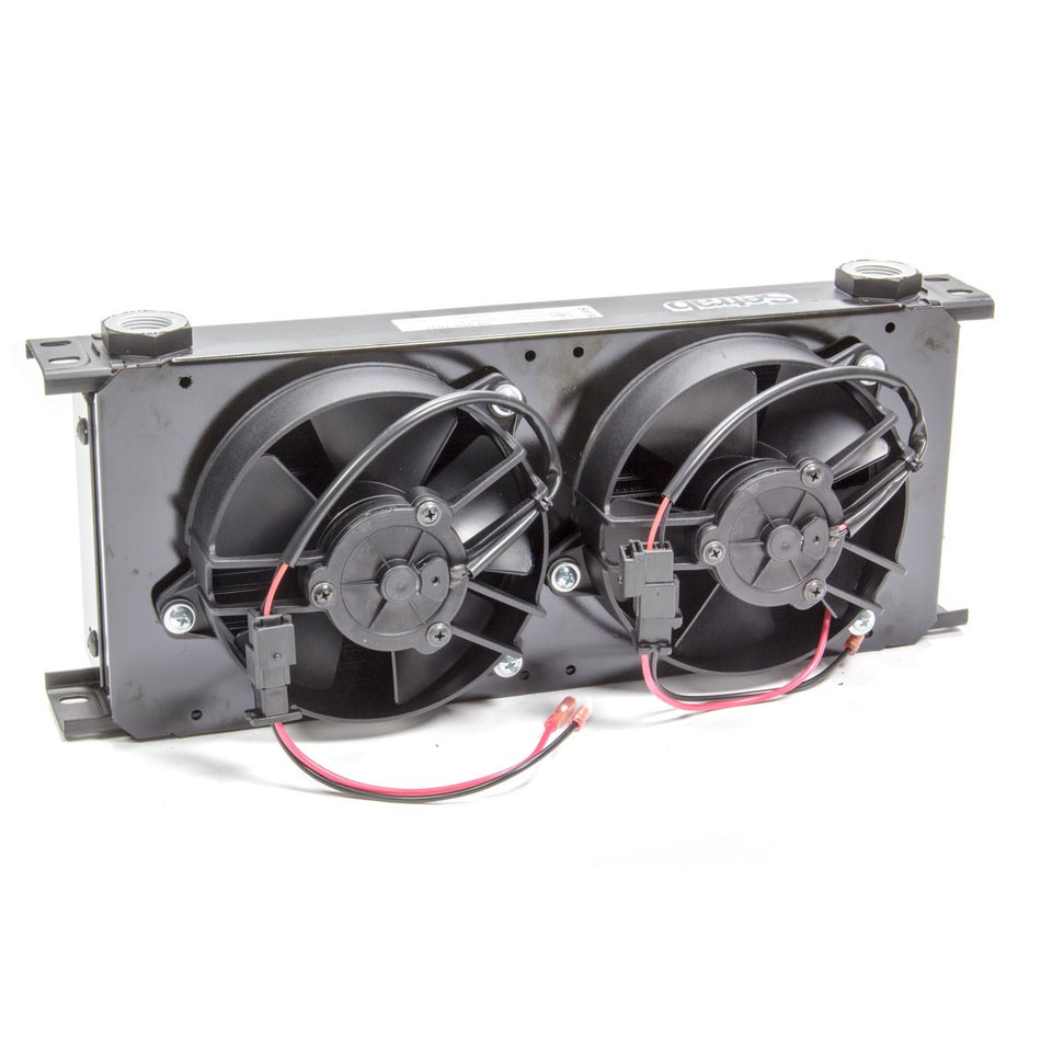 Setrab 9-Series Oil Cooler -20 Row w/ Dual 12 Volt Fans