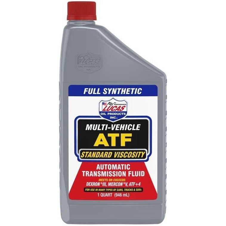 Lucas Oil Products Multi-Vehicle Transmission Fluid ATF Conventional 1 qt - Each