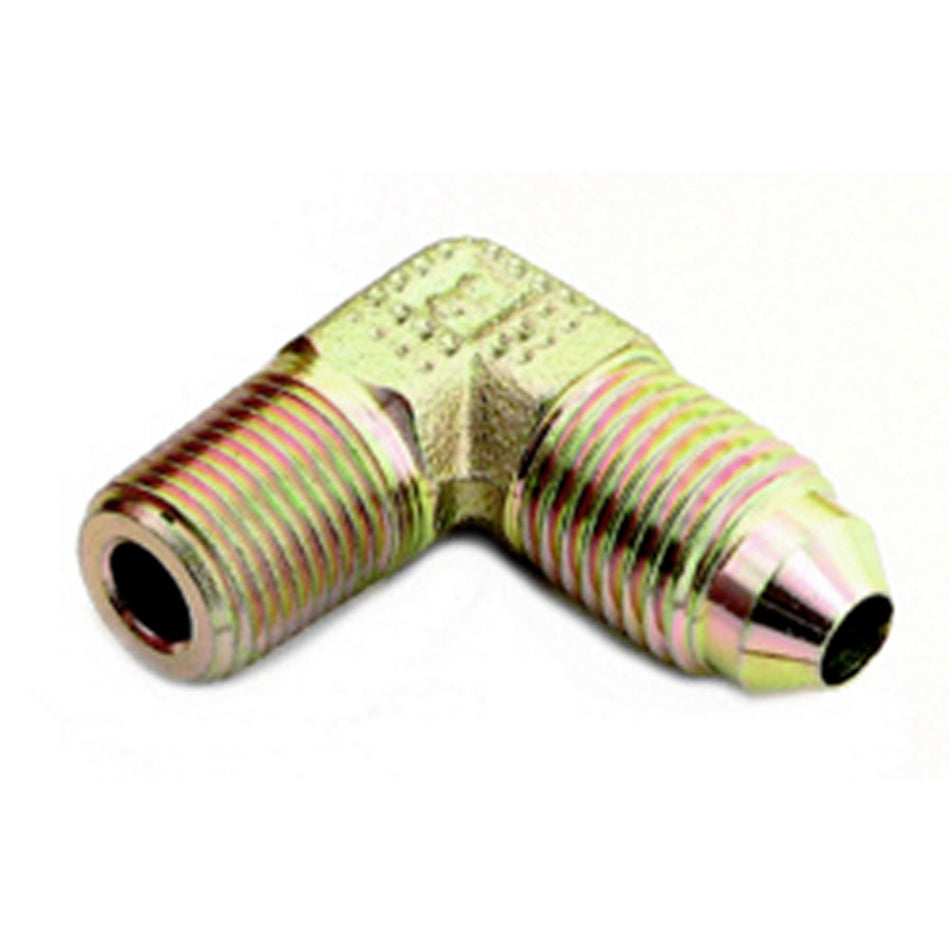 A-1 Performance Plumbing 90° Male Elbow -03 AN to 1/8" NPT Steel Brake Fitting