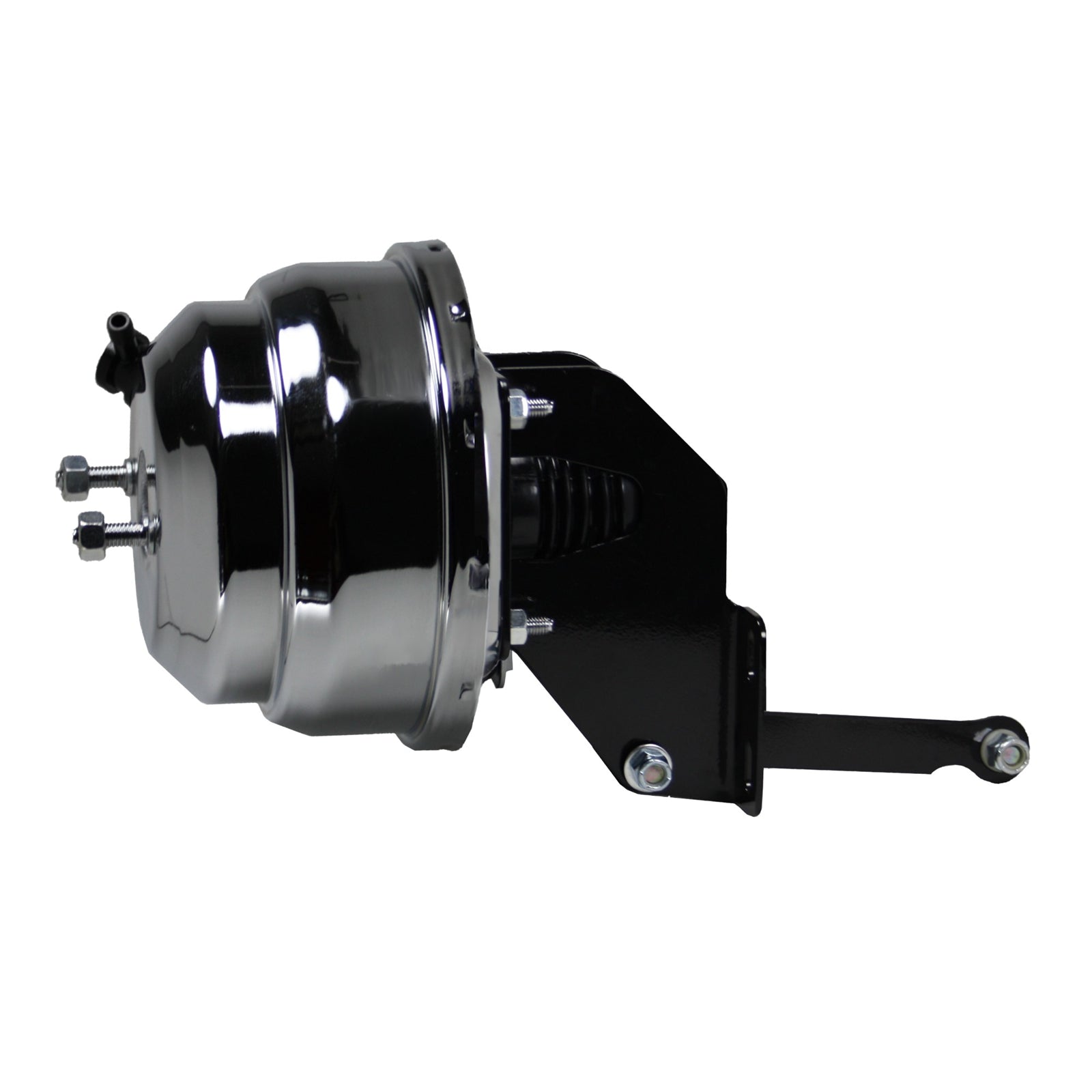 Leed Master Cylinder - Dual Integral Reservoir - 8" OD - Dual Diaphragm - Steel - Chrome - Mopar