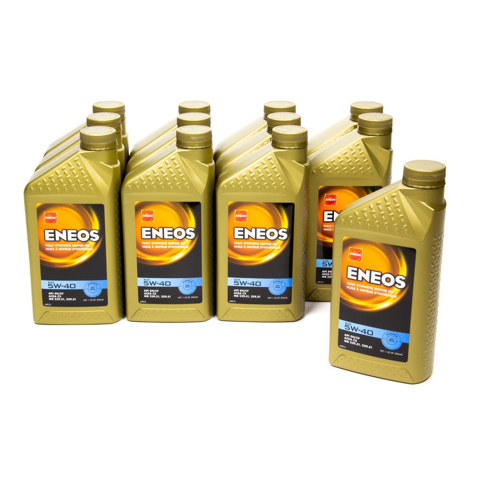 Eneos Full Synthetic Oil 5w40 Case 12 X1 Quart