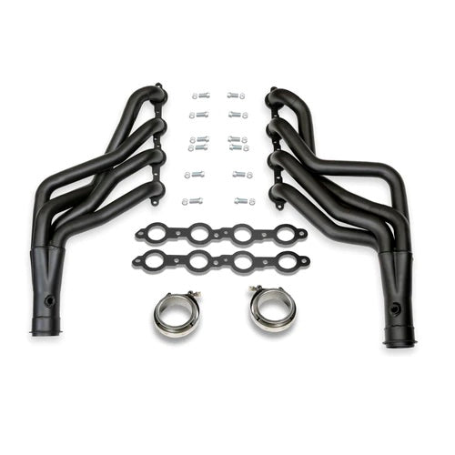 Doug's Full Length Headers - 1-7/8 in Primary - 3 in Collector - Black - GM LS-Series - GM A-Body 1964-67 (Pair)