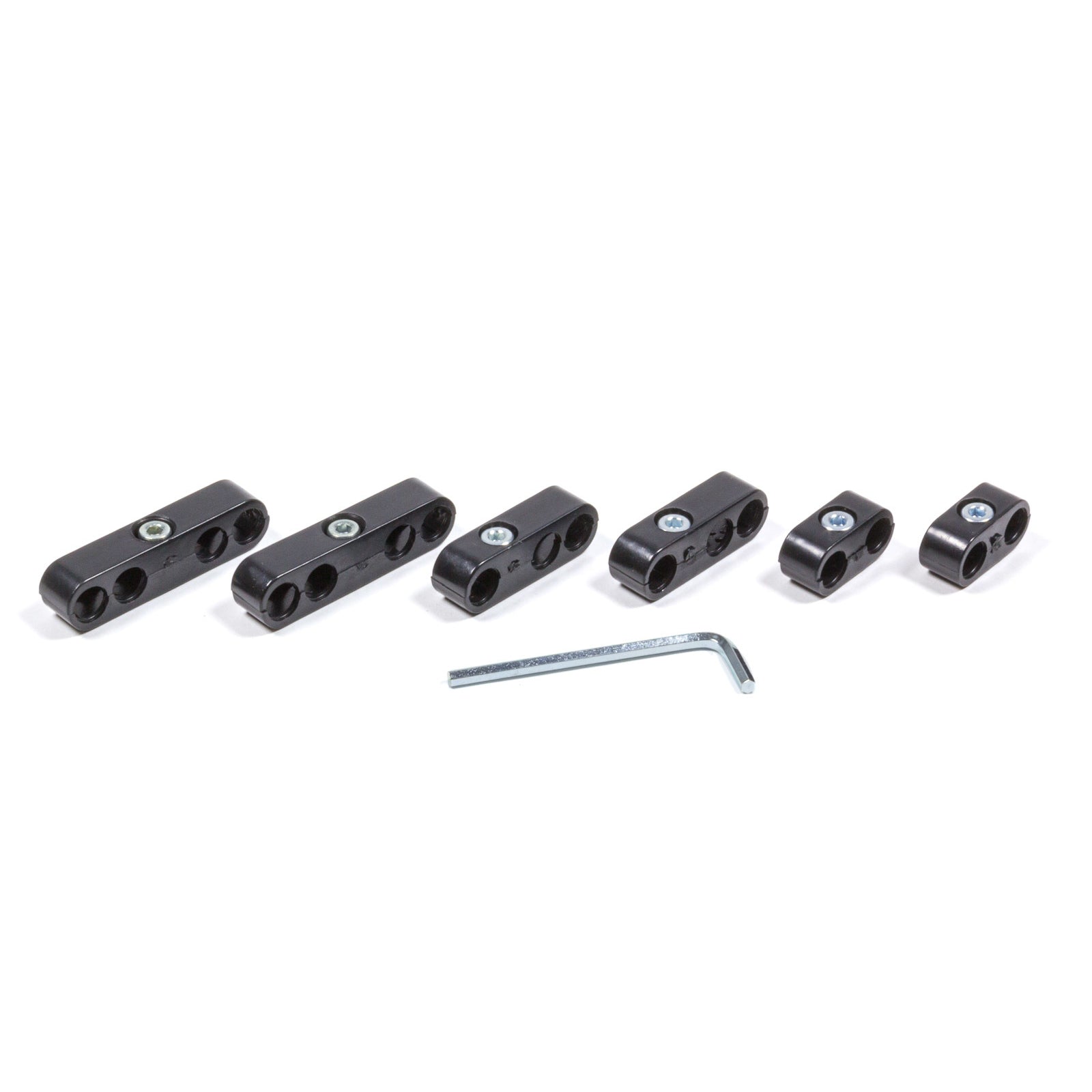 Trans-Dapt Pro Style Spark Plug Wire Loom - 7-8.5 mm - Clamp Style - Nylon - Black