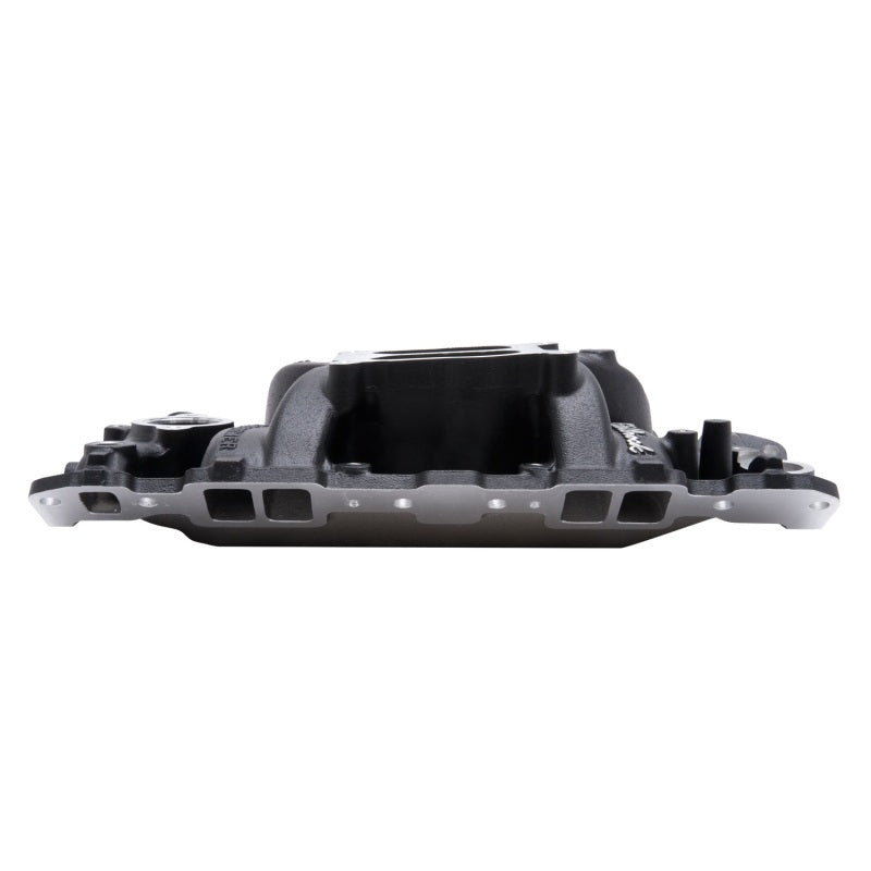 Edelbrock Performer Air-Gap Intake Manifold Spread/Square Bore Dual Plane Aluminum - Black