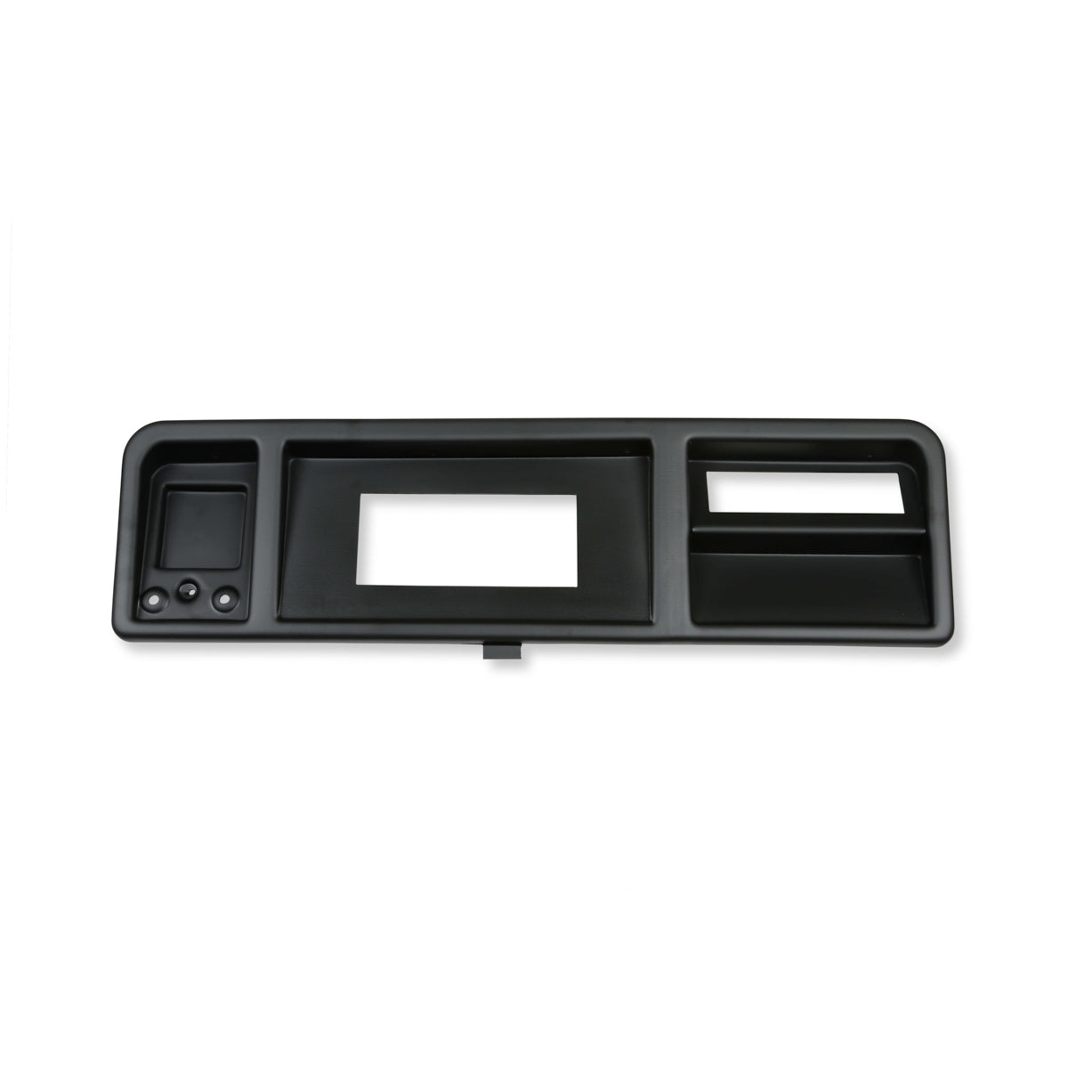 Holley EFI 6.86 in Dash Bezel - Black - No Vents - Ford Fullsize Truck 1973-79