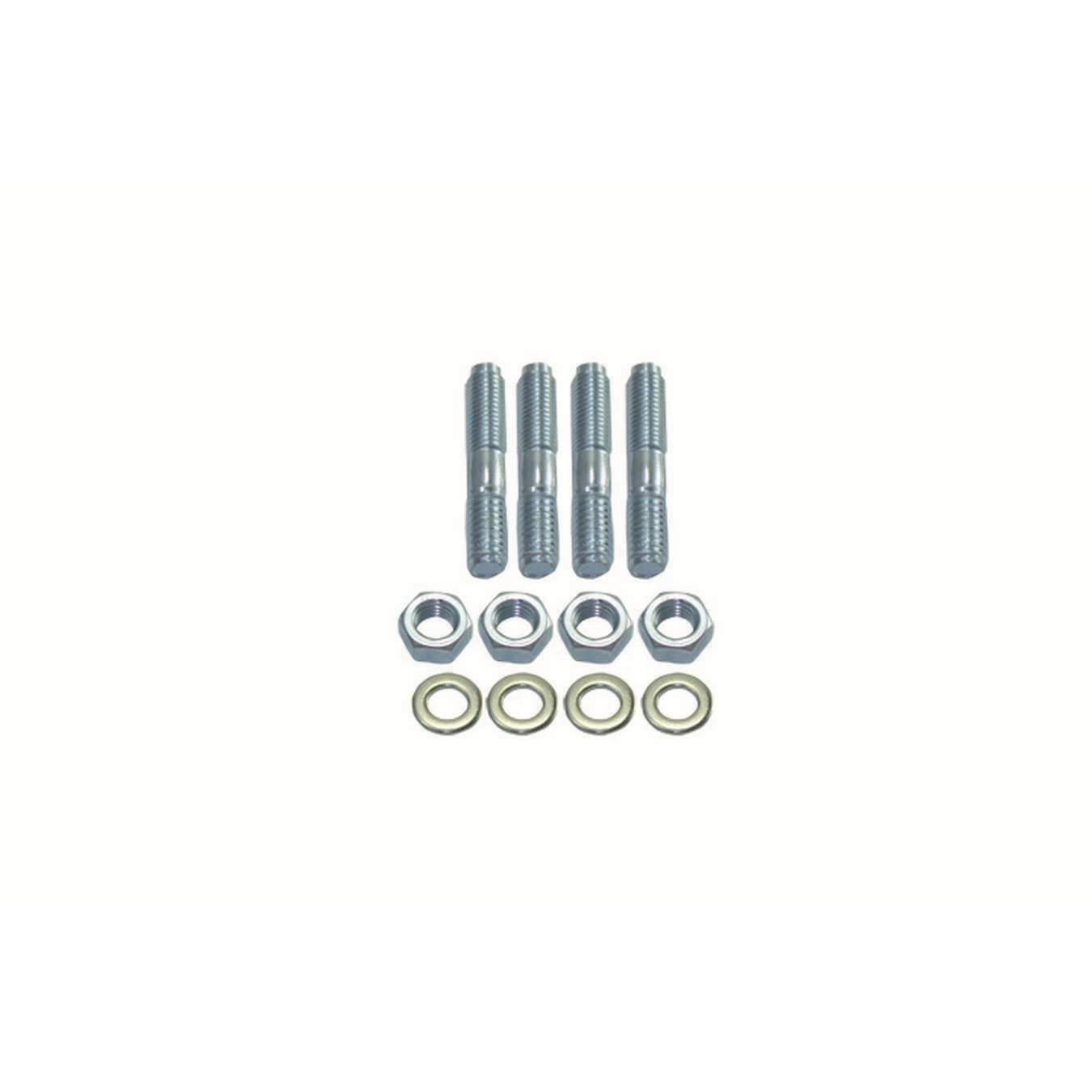 Specialty Products Carburetor Stud Kit 1-3/8" Long 4-Piece Set White Zinc