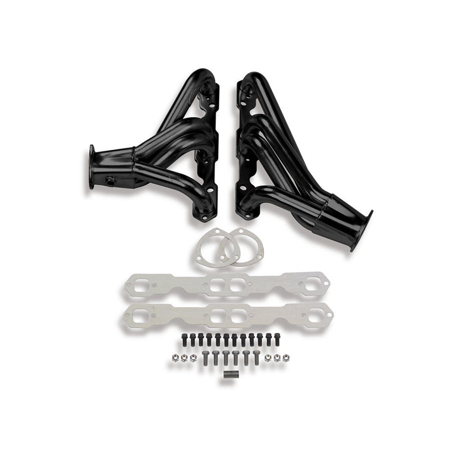 Hooker Competition Headers - 1.625 in Primary - 3 in Collector - Black Paint - Small Block Chevy - GM F-Body 1982-92 - Pair