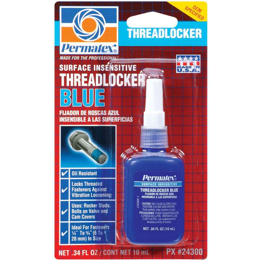 Permatex Surface Insensitive Threadlocker - Blue - 10 ml Bottle