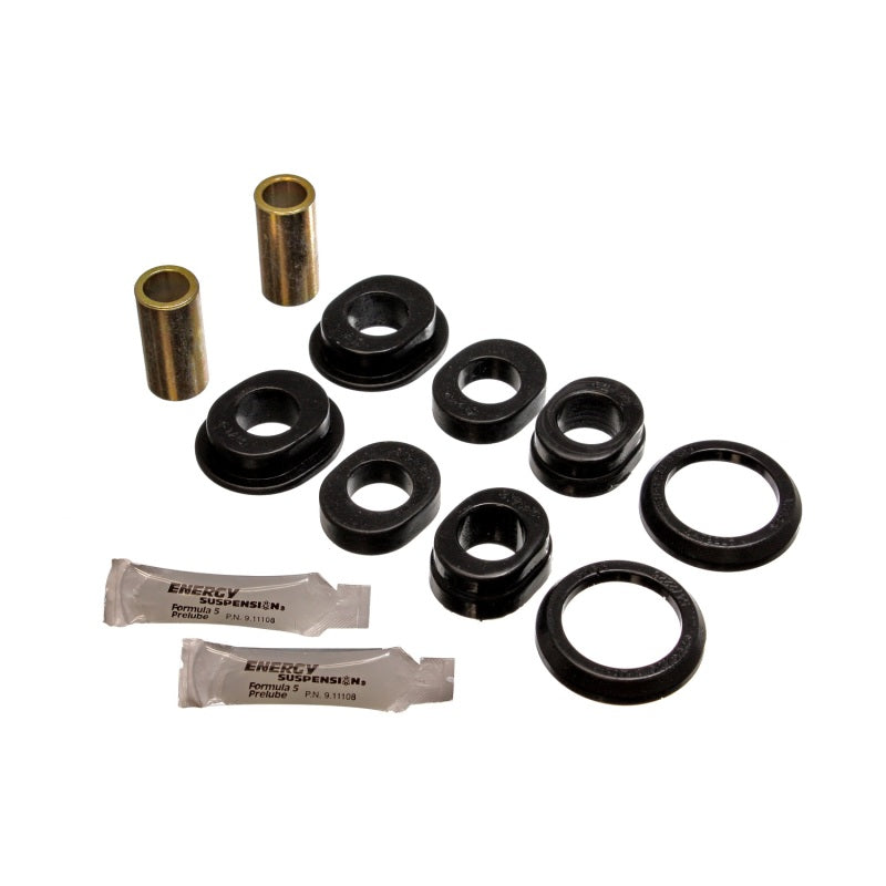 Energy Suspension Hyper-Flex Front Axle Pivot Bushing - Black / Cadmium - Ford Fullsize Truck 1965-79