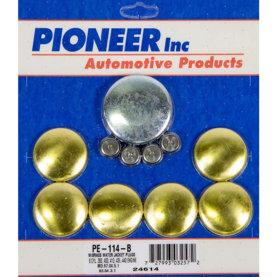 Pioneer 383 Dodge Freeze Plug Kit - Brass