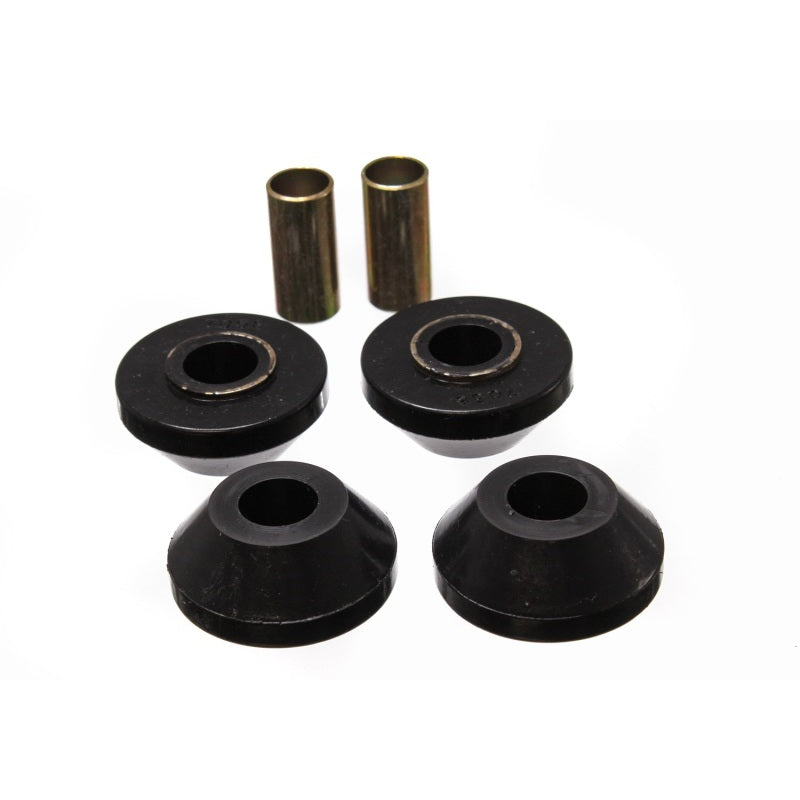 Energy Suspension Hyper-Flex Front Strut Rod Bushing - Black / Cadmium - GM B-Body 1965-70