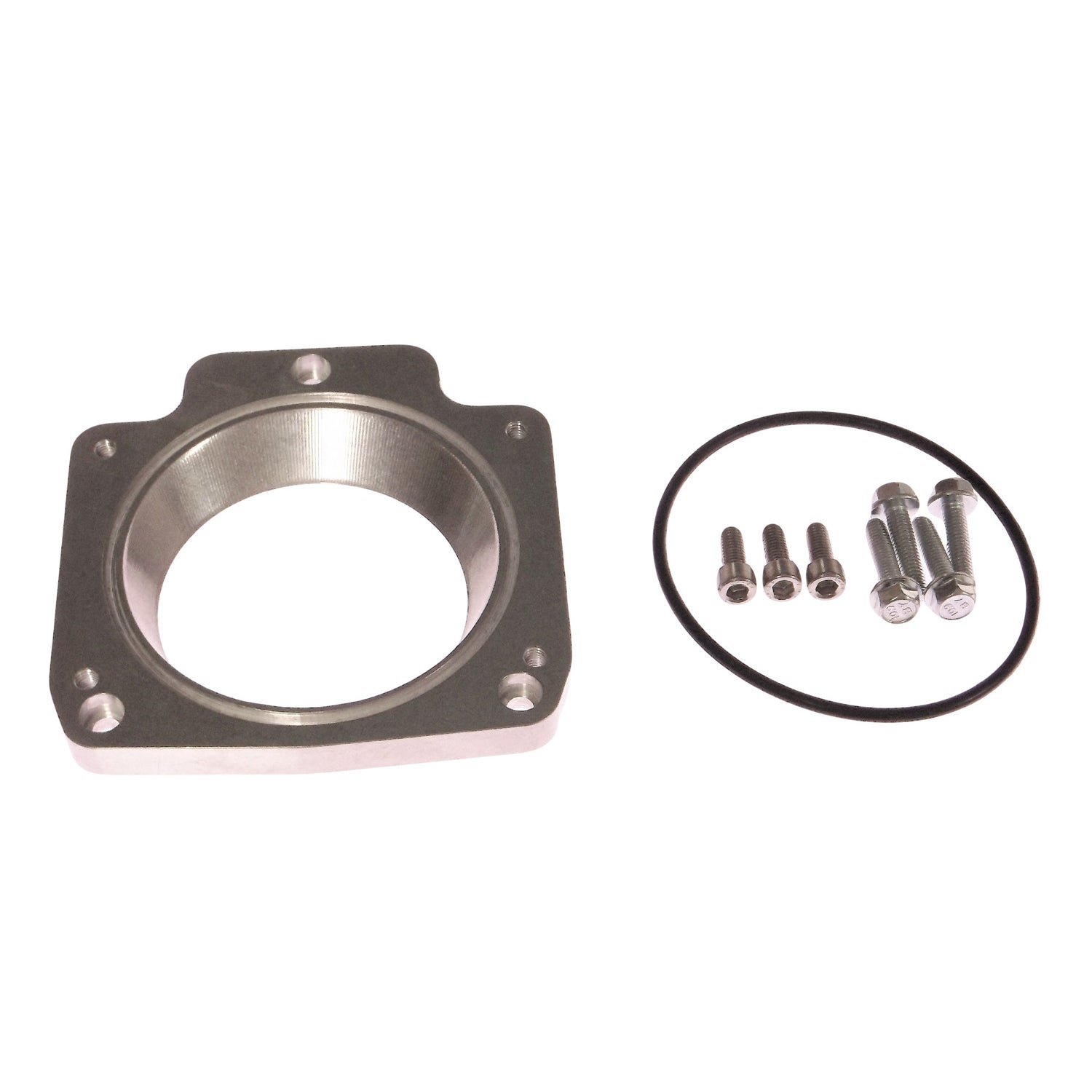 ICT Billet Throttle Body Adapter - Aluminum - Small Block Chevy