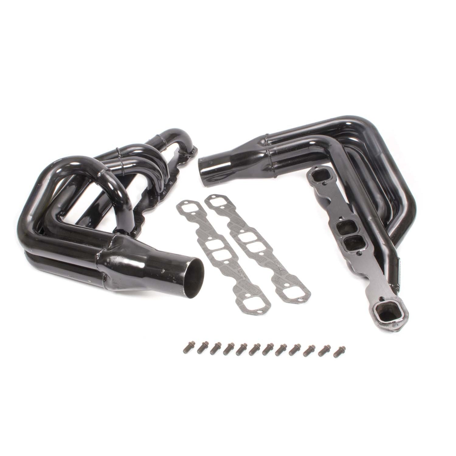 Schoenfeld Headers IMCA-UMP Stock Car Headers 1-5/8 to 1-3/4" Primary 3" Collector Steel - Black Paint