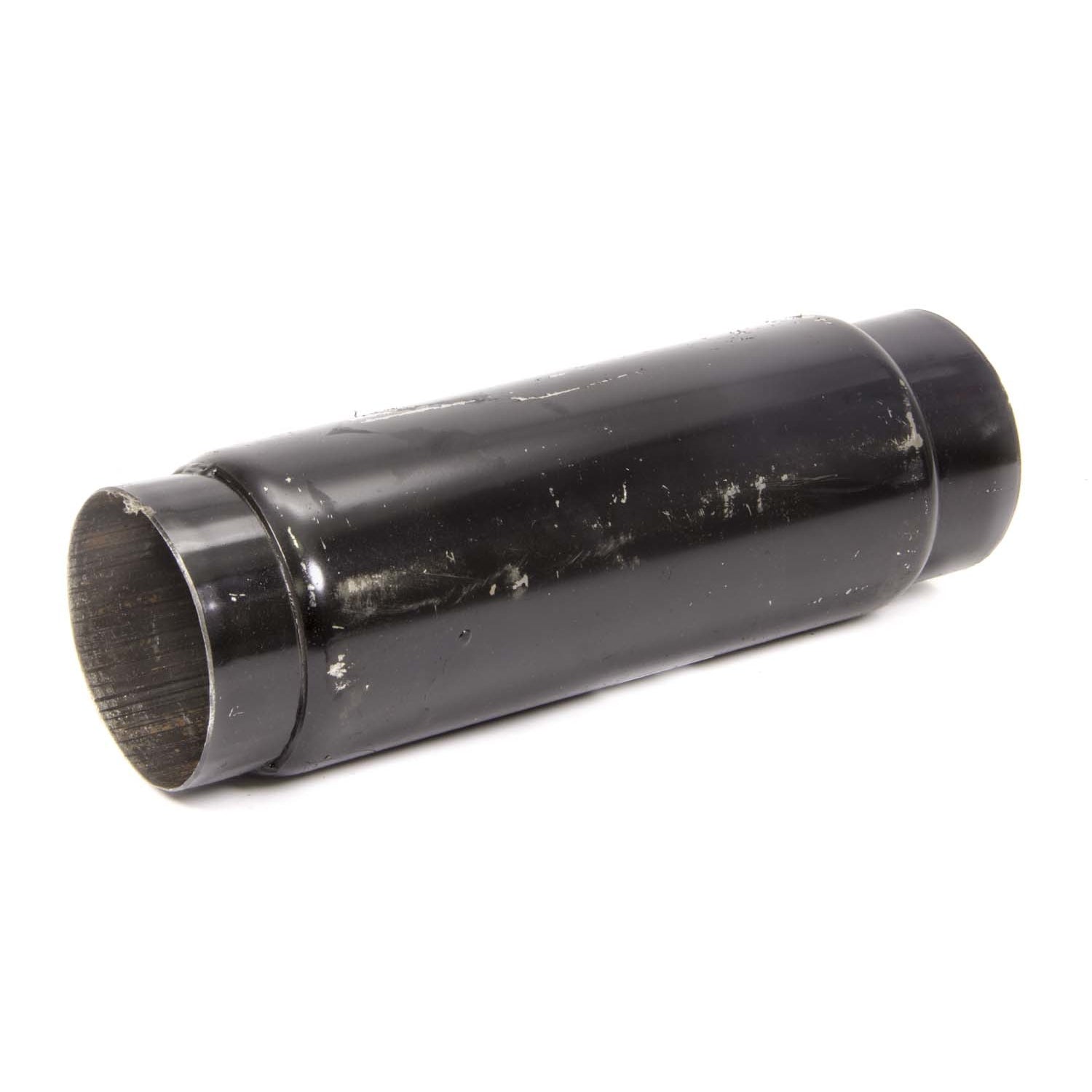 Schoenfeld Racing Muffler - 12" Length - 3-1/2" Core Diameter - 3-1/2" Diameter Inlet, Outlet - 4" Body Diameter