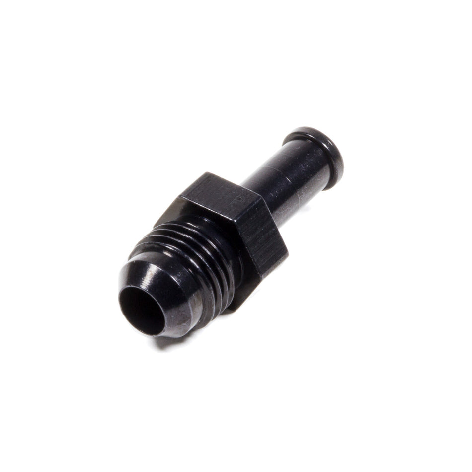 Fragola Performance Systems Adapter Fitting Straight 5/16" Hose Barb to 6 AN Male Aluminum - Black Anodize