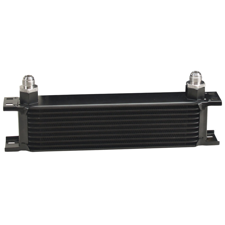 Derale Stacked Plate Oil Cooler - 10 Row, -8 AN Fittings