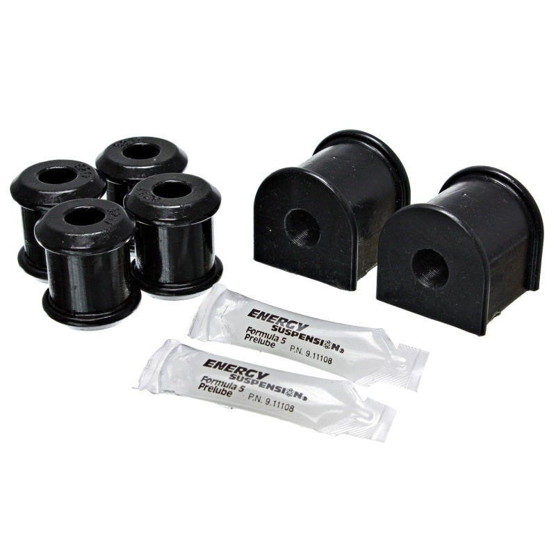 Energy Suspension Hyper-Flex Sway Bar Bushing Rear 15 mm Bar Steel/Polyurethane - Zinc Oxide/Black