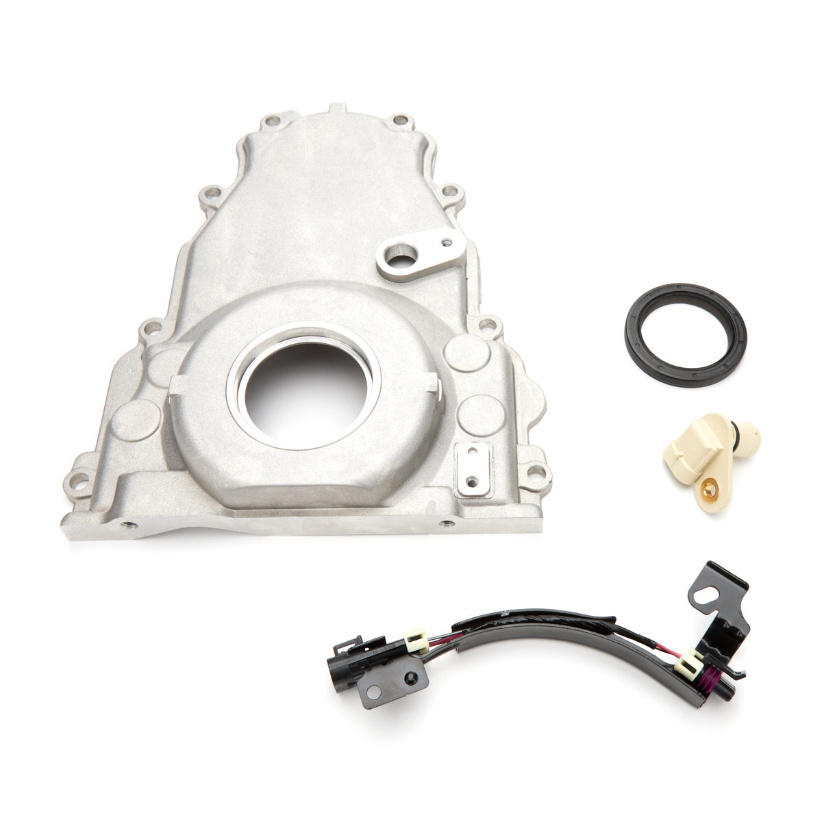 Straub Technologies Timing Cover - 1-Piece - Cam Sensor - GM LS-Series