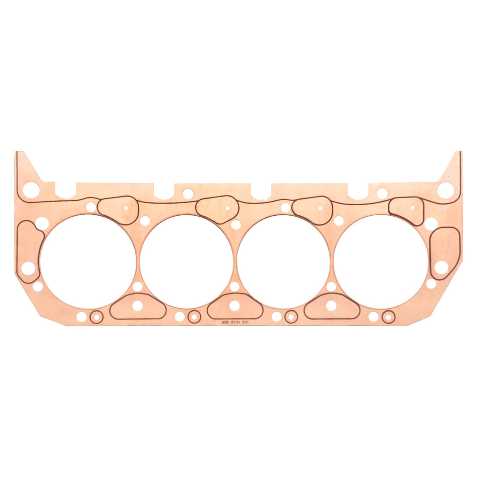 SCE Titan Copper Cylinder Head Gasket - 4.570 in Bore - 0.050 in Compression Thickness - Big Block Chevy