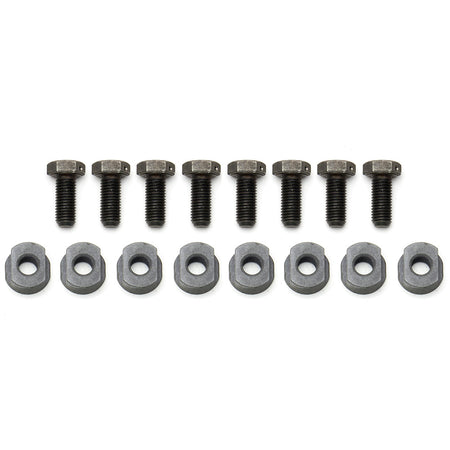 Wilwood Brake Rotor Bolt - 0.750" Long - Hex Head - T Nuts Included - Steel - Black Oxide - (Set of 8)