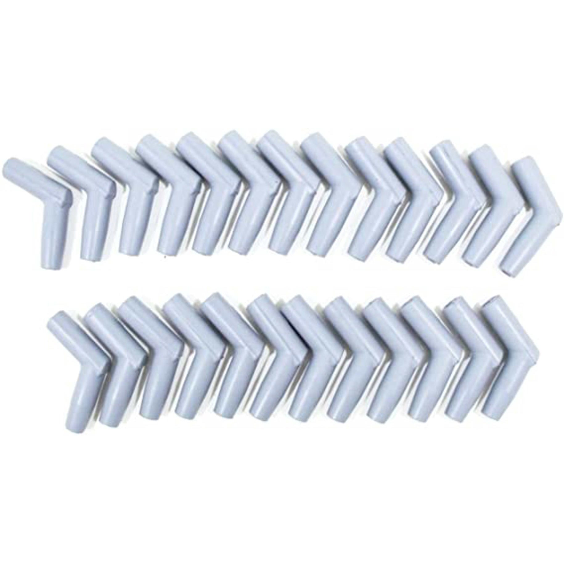 Taylor Spark Plug Wire Boots - 115 Degree - Gray - (Set of 25)
