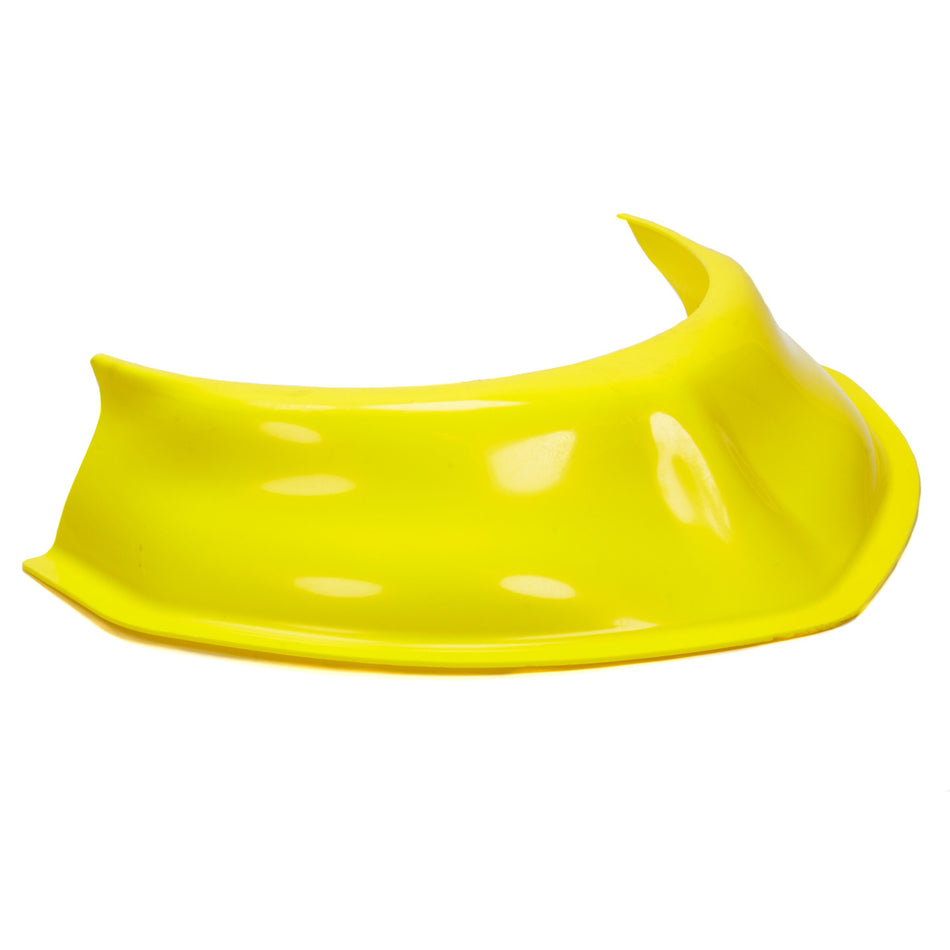 Dirt Defender Racing Products 3-1/2" Height Hood Scoop 20" Wide Tapered Front Plastic - Yellow