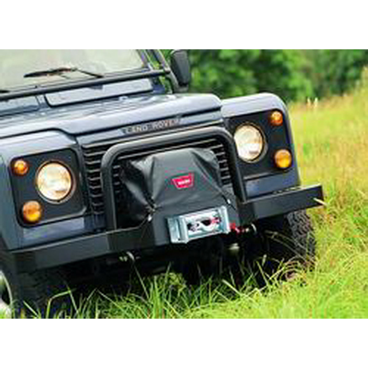 Warn Vinyl Winch Cover - Black - Warn 9.5cti/9.5ti/9.5xp/M6000/M8000/VR10000/VR12000/XD9000/XD9000i Winches