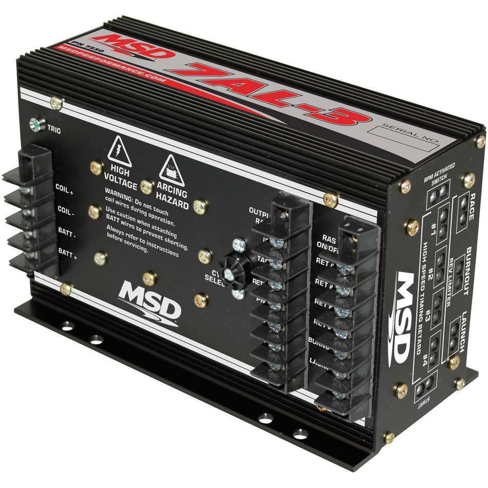 MSD 7AL-3 Pro Drag Race Ignition Box Black