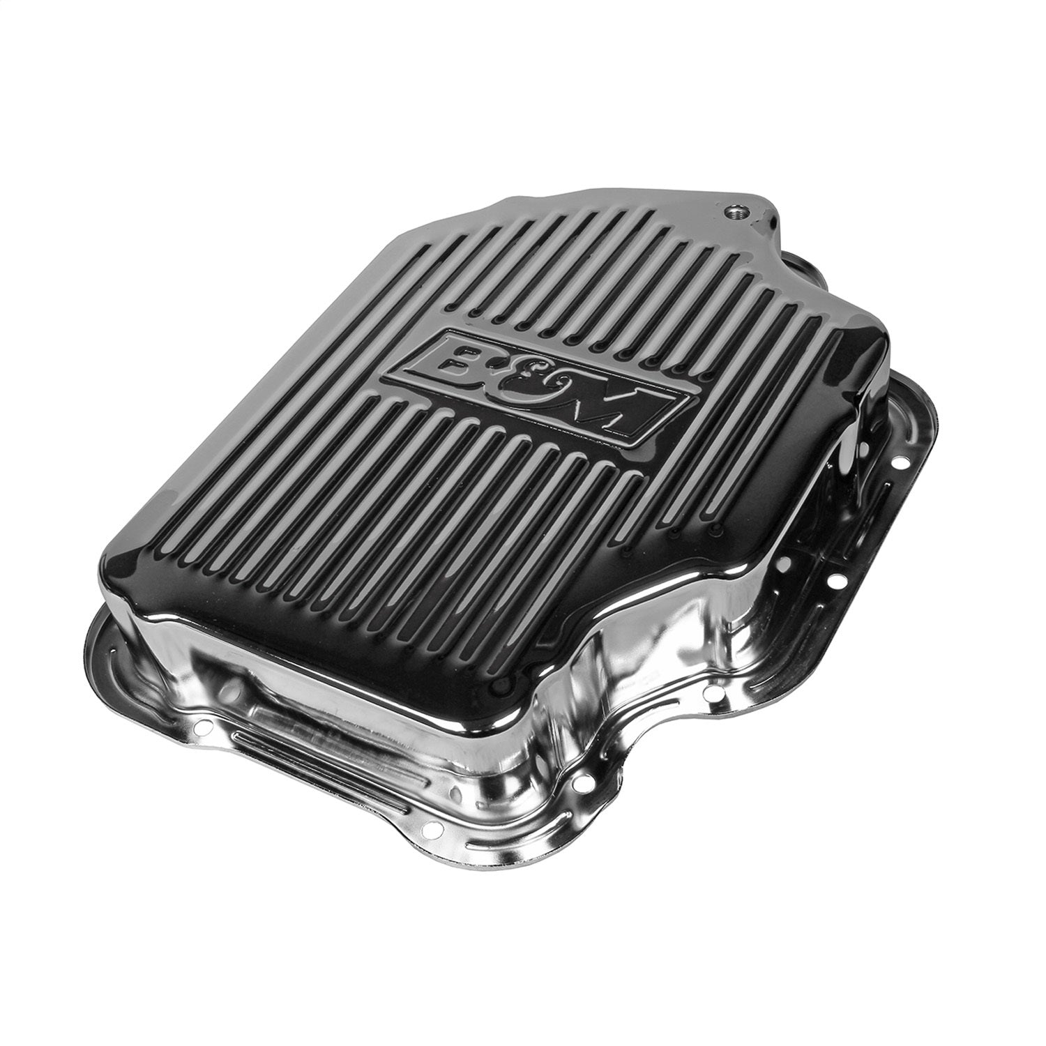 B&M Chrome Deep Transmission Pan For TH 400 Transmission