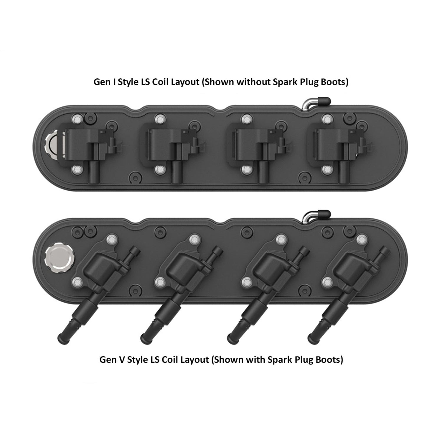 Holley Vintage Series Valve Cover - Stock Height