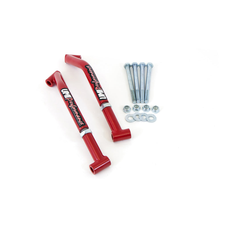 UMI Performance 78-88 GM G-Body Control Arm Reinforcements/Frame Braces - Red