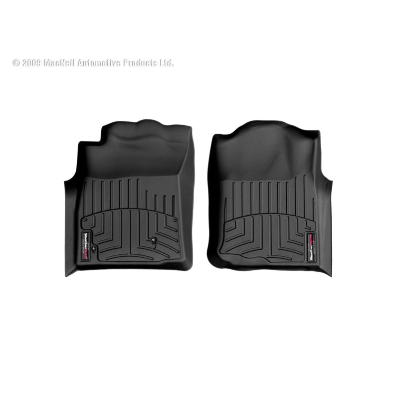 WeatherTech FloorLiners - Front - Black - Toyota Compact Truck 2005-07