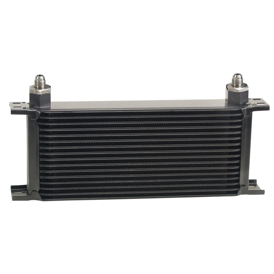 Derale Stacked Plate Oil Cooler - 16 Row, -6 AN Fittings
