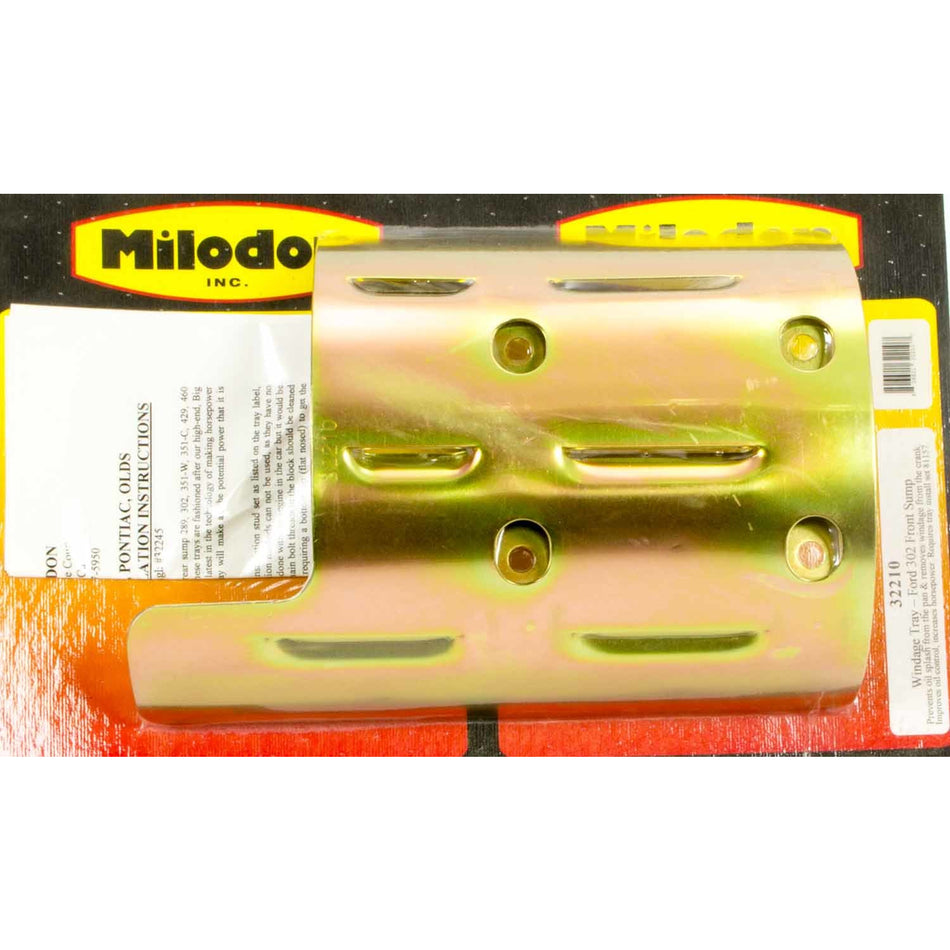 Milodon SB Ford 289-302 Windage Tray - Pre 1974 302 C.I. - Front Sump